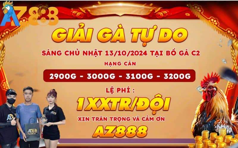 Thông báo giải gà tự do tại CPC2 ngày 13/10/2024 Thông báo giải gà tự do tại CPC2 ngày 13/10/2024