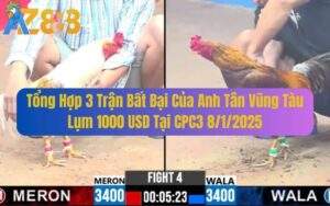 Tổng Hợp 3 Trận Bất Bại Của Anh Tân Vũng Tàu Lụm 1000 USD Tại CPC3