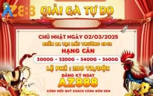 [Thông Báo] Giải 4 Con Gà Tự Do Tại CPC2 Ngày 2/3/2025