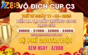 [Thông Báo] Giải Gà Tự Do Vô Địch Cup C3 Ngày 11/6/2025